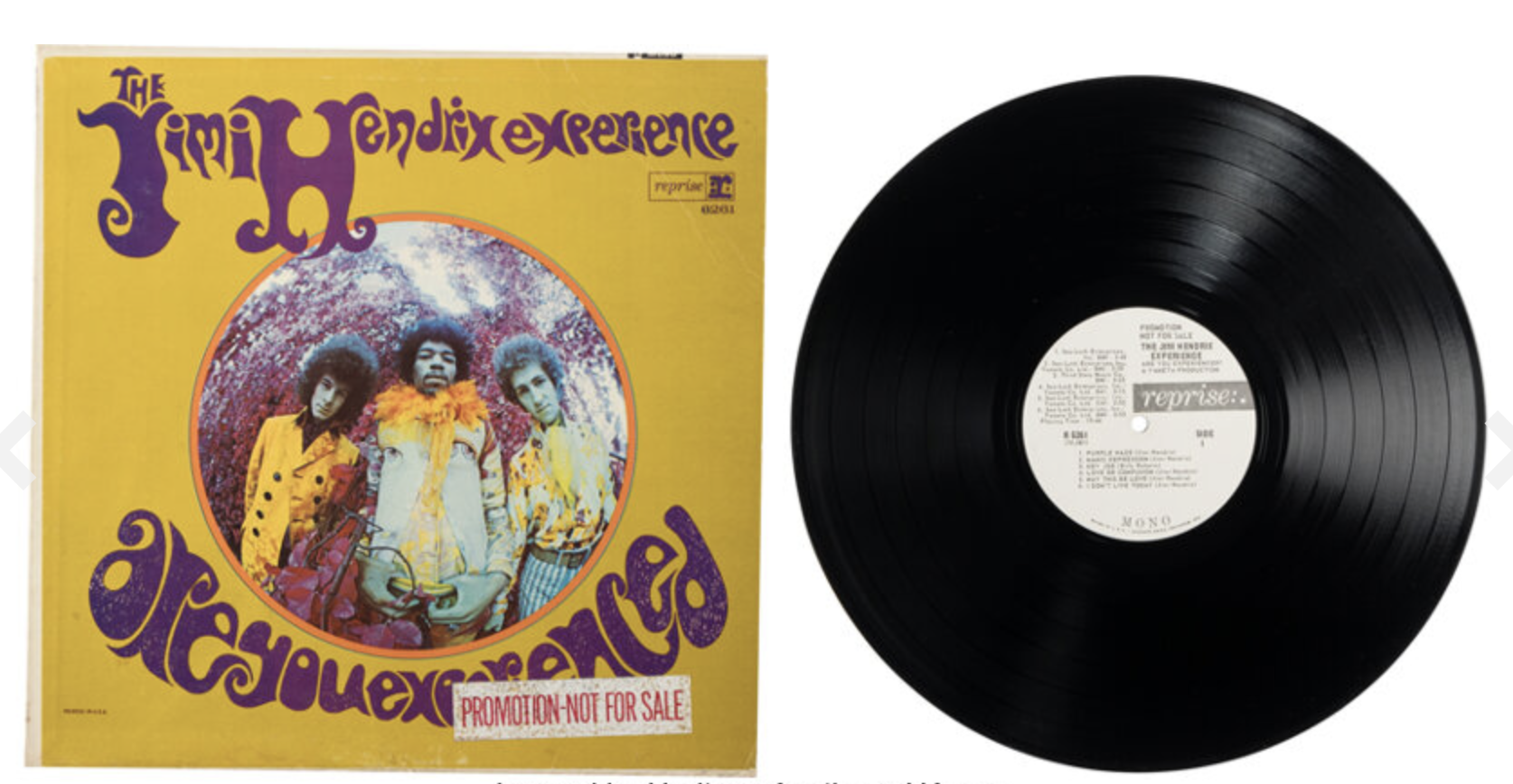Jimi Hendrix Are You Experienced Record Album
